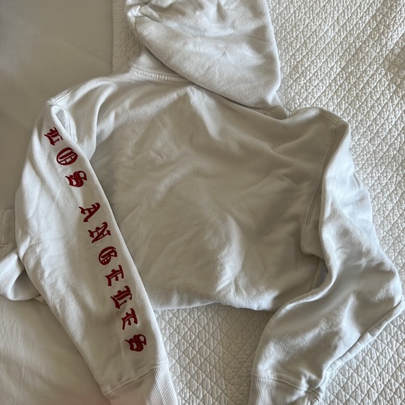 Embroidered Brandy Melville/John Galt Los Angeles Hoodie - Picture 5 of 5